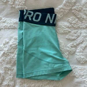 Teal Gym Shorts